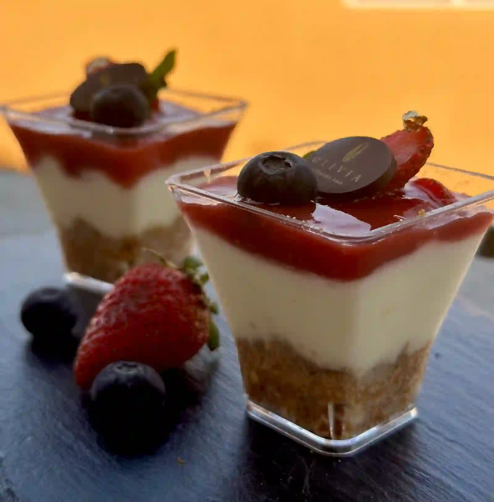 Verrines fraise